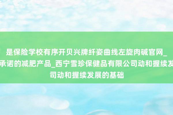 是保险学校有序开贝兴牌纤姿曲线左旋肉碱官网_唯一敢双承诺的减肥产品_西宁雪珍保健品有限公司动和握续发展的基础